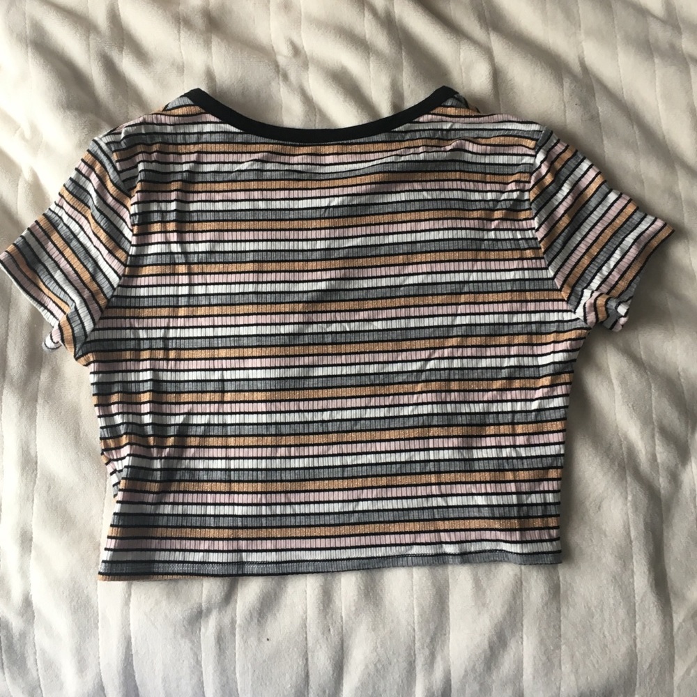 Romwe cropped striped top - Picture 3 of 3